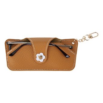 1 pc Lightweight Eyeglass Case, Cute Floral Decor Glasses Case Travel