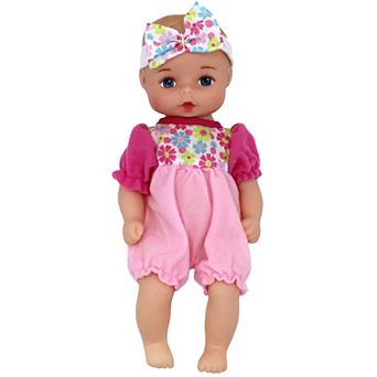 Goldberger Doll Baby Softina So Real Skin Doll with Matching Headband Feel