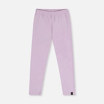 Little Kids Girl Poodle Pocket Organic Cotton Leggings