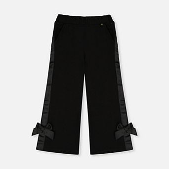 Little Kids Girl Bow Detail Milano Flare-Leg Pants