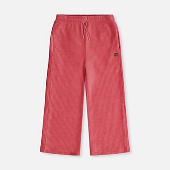 Little Kids Girl Velour Flare Pants