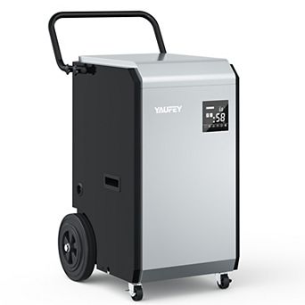 Yaufey 160 Pints Commercial Dehumidifier For Large Basement & Warehouses Up To 7500 Sq. Ft