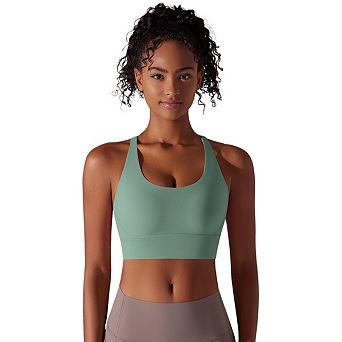 Women's Cross-Back Sports Bra, Yoga & Fitness Workout Top