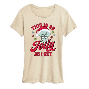 Women's Nickelodeon SpongeBob SquarePants Squidward Graphic Tee