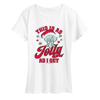Women's Nickelodeon SpongeBob SquarePants Squidward Graphic Tee