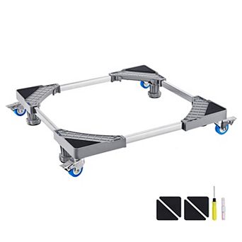 YIORTWO Adjustable Appliance Mobile Stand Lock Wheel Base For Washer Dryer Mini Fridge