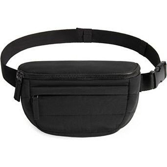 Lightweight Puffer Crossbody Bag, Water-Resistant 3L Sling Fanny Pack for Travel Daily Outdoor Use