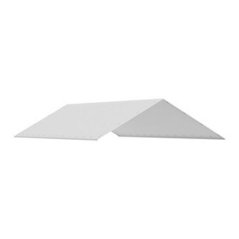 YIORTWO 10x20 Ft Carport Replacement Canopy Cover Waterproof UV Resistant White Top Only
