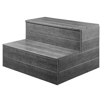 YIORTWO 2 Step Hot Tub Stairs with 600 lbs Capacity for Spa Pool Patio Camper