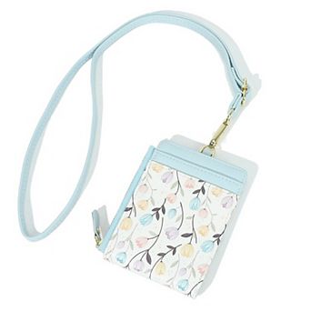 Women's Rfid Blocking Lanyard Wallet with 6 Card Slots, for Daily Travel Shopping