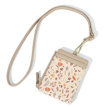Women's Rfid Blocking Lanyard Wallet with 6 Card Slots, for Daily Travel Shopping