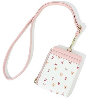Women's Rfid Blocking Lanyard Wallet with 6 Card Slots, for Daily Travel Shopping