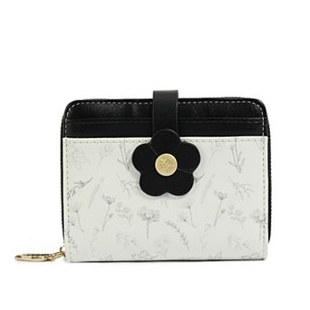 Women's RFID Bifold PU Leather Wallet,Large Capacity Card Holder with Zipper Pocket,for Daily Travel