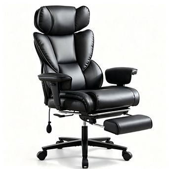 YIORTWO Ergonomic Office Chair Reclining Gaming Chair with Footrest Lumbar Support
