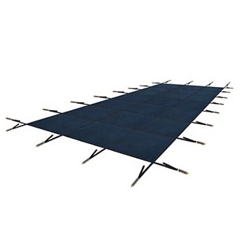 Pool Safety Cover 18x36ft for 16x34ft Rectangular Inground Pools High Strength Mesh with Hardware