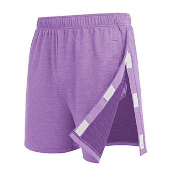 PINSPARK Mens Snap Button Post Surgery Recovery Casual Shorts with Pockets