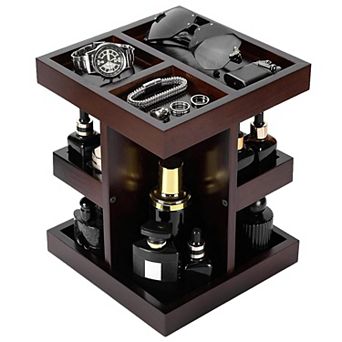 360° Rotating Cologne Organizer Mens Gift Ideas Vanity Desk Storage