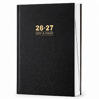 Daily Planner One Page Per Day Hardcover Journal