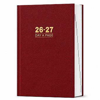 Daily Planner One Page Per Day Hardcover Journal