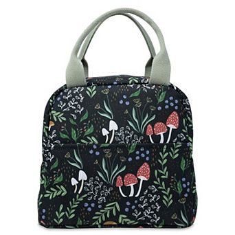 Women's Lunch Tote with Zippered Pocket and Handles