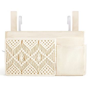 Bedside Hanging Organizer 4 Pockets Storage Holder Bunk Bed Dorm Accessories