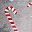 Grey Candy Canes