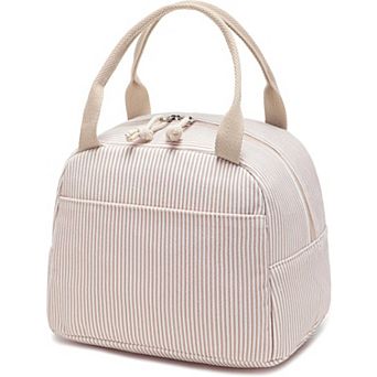 Corduroy Lunch Tote Bag Insulated Cooler Work Picnic Travel