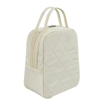Quilted Insulated Lunch Tote Bag Women Work Outdoor