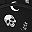 Skull Cat Moon