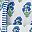 Blue White