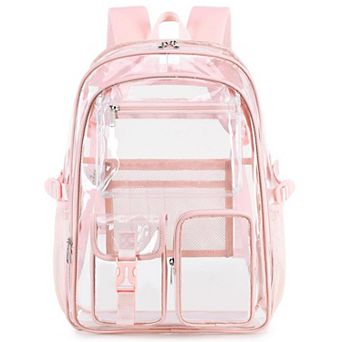 18.5" Transparent Bookbag Women Heavy Duty School