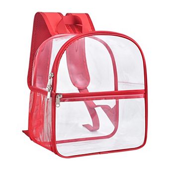 Clear Stadium Bag Reinforced Straps School backpack