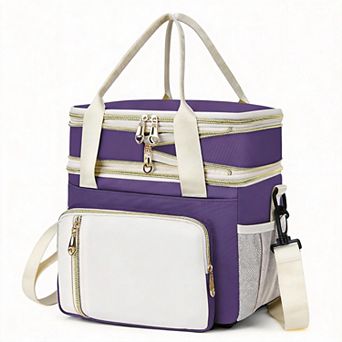 16L Women Lunch Bag Insulated Leakproof Cooler