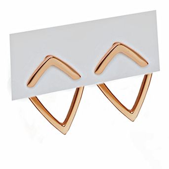 TRILL 2-Way Earring Jackets - 18K Rose Gold Over Sterling Silver