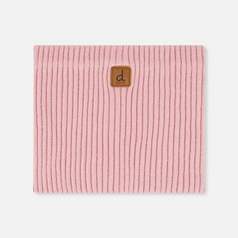 Big Kids Girl Ribbed Knit Tube-Style Neckwarmer - 7-14 Years
