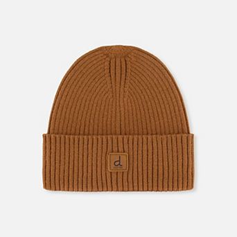 Toddlers Unisex Ribbed Knit Folded-Cuff Hat