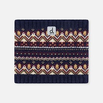Baby Boy Fair Isle Jacquard Winter Knit Neckwarmer