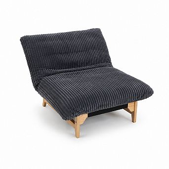 Storycute Corduroy Bean Bag Chair with Backrest Single Seat