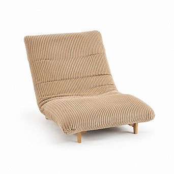 Storycute Corduroy Bean Bag Chair with Backrest Single Seat