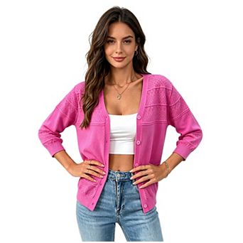 Women Pullover Long Sleeve Sweater Color Block Sweatshirt
