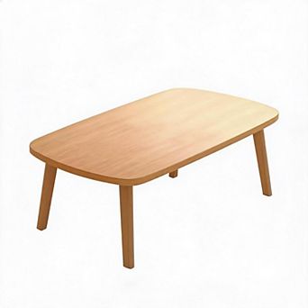31.5" Portable & Collapsible Office Table Computer Desk, Multi-Use Space Saving Low Table