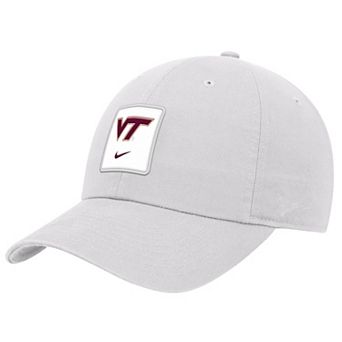 Men's Nike White Virginia Tech Hokies 2026 On-Field Club Adjustable Hat