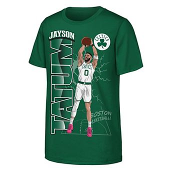 Youth Outerstuff Jayson Tatum Green Boston Celtics Height T-Shirt