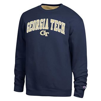Men's Champion Navy Georgia Tech Yellow Jackets Arch Sweatshirt