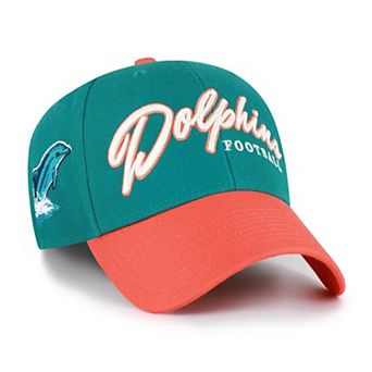 Men's '47 Aqua Miami Dolphins Throwback MVP Adjustable Hat