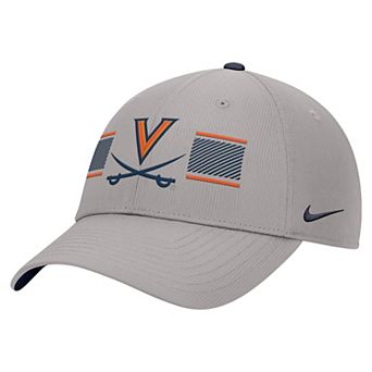 Men's Nike Gray Virginia Cavaliers Ripstop Dri-FIT Adjustable Hat