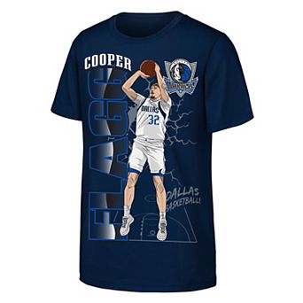 Youth Outerstuff Cooper Flagg Navy Dallas Mavericks Height T-Shirt
