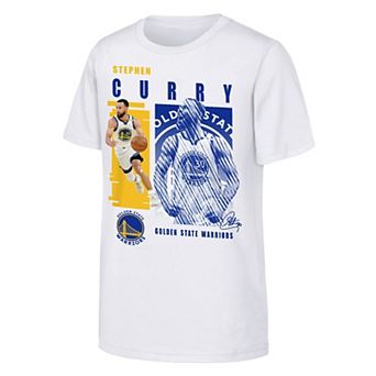 Youth Outerstuff Stephen Curry White Golden State Warriors Highlights T-Shirt