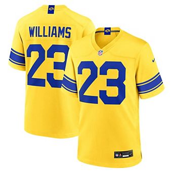 Men's Nike Kyren Williams Los Angeles Rams Classic Sol Game Jersey