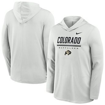 Men's Nike Gray Colorado Buffaloes 2026 Sideline Dri-FIT Lightweight Hooded Top